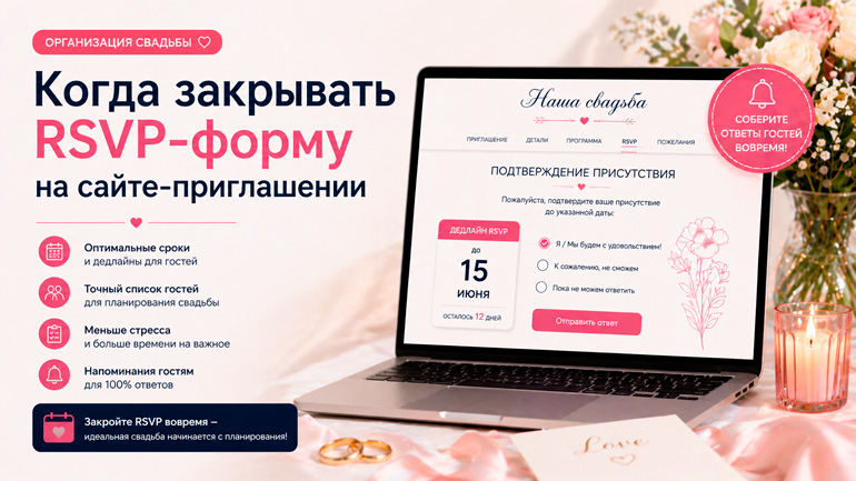 Когда закрывать RSVP-форму на сайте-приглашении